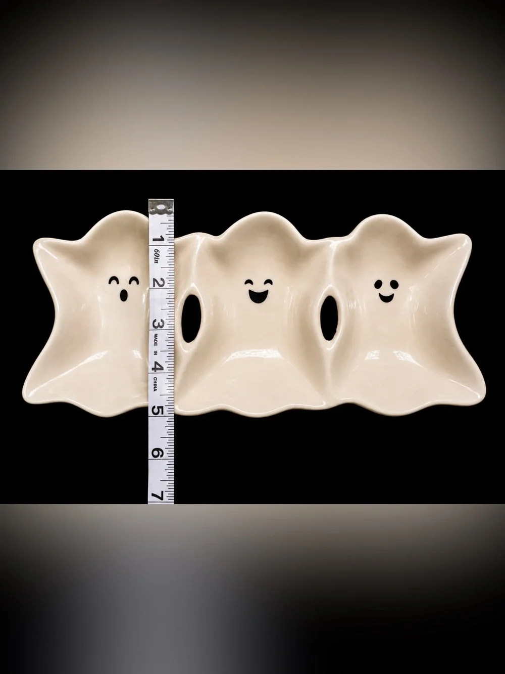 NWT Adorable Ceramic Ghost Candy Dish, Catchall For Keys, Jewelry & More 👻🎃💫